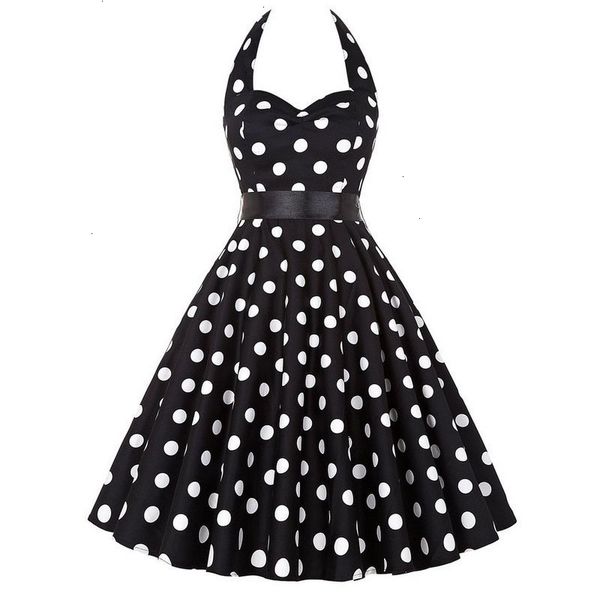 women dress women designer clothes plus size polka dot women vintage swing halter belt 50s 60s rockabilly party dresses feminino vestidos, Black;gray
women dress women designer clothes plus size polka dot women vintage swing halter belt 50s 60s rockabilly party dresses feminino vestidos, Black;gray