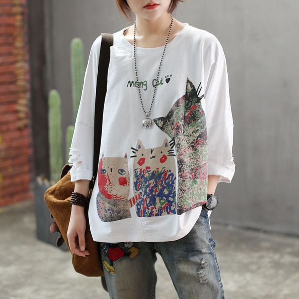 chinese fashion clothes woman blouse 2019 spring summer vogue shirt cat mom destroyed women chinese style clothing women ta1401, Red
chinese fashion clothes woman blouse 2019 spring summer vogue shirt cat mom destroyed women chinese style clothing women ta1401, Red