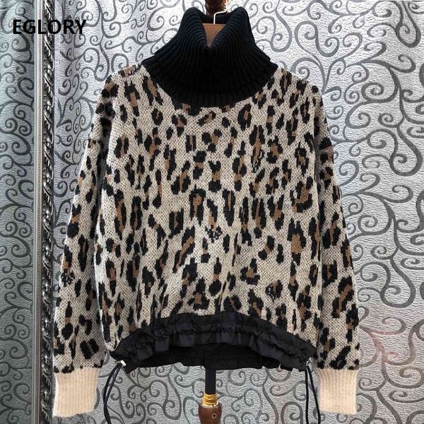 turtleneck sweaters 2019 autumn winter pullovers women wild leopard patterns knitting long sleeve casual jumpers female, White;black
turtleneck sweaters 2019 autumn winter pullovers women wild leopard patterns knitting long sleeve casual jumpers female, White;black