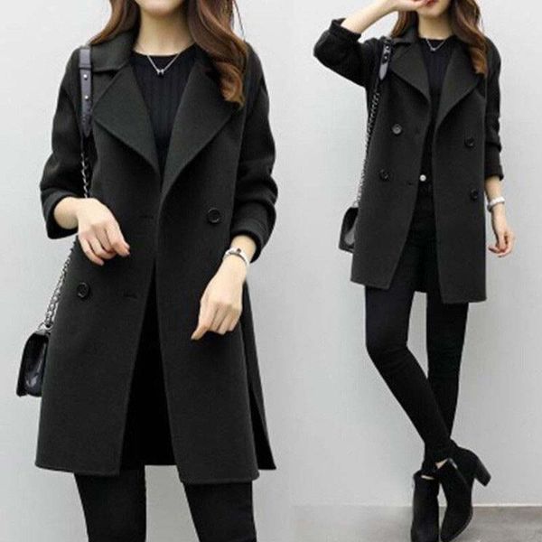 autumn winter women casual coats turn-down collar warm long sleeve slim lapel cardigan outwear 19ing, Black
autumn winter women casual coats turn-down collar warm long sleeve slim lapel cardigan outwear 19ing, Black
