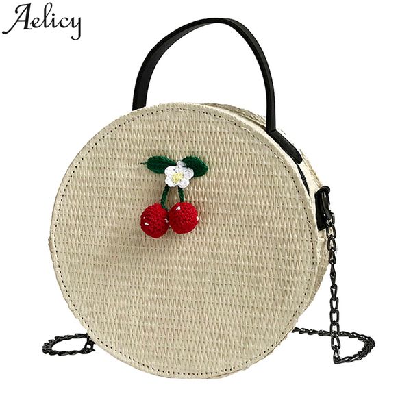 aelicy 2019 fashion vintage women crossbody bag simple weave round tote handbags shoulder bag straw bags for summer beach bags
aelicy 2019 fashion vintage women crossbody bag simple weave round tote handbags shoulder bag straw bags for summer beach bags