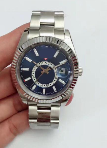 luxury wristwatch new style blue 42mm 326934 stainless steel mechanical automatic mens watch watches, Slivery;brown
luxury wristwatch new style blue 42mm 326934 stainless steel mechanical automatic mens watch watches, Slivery;brown