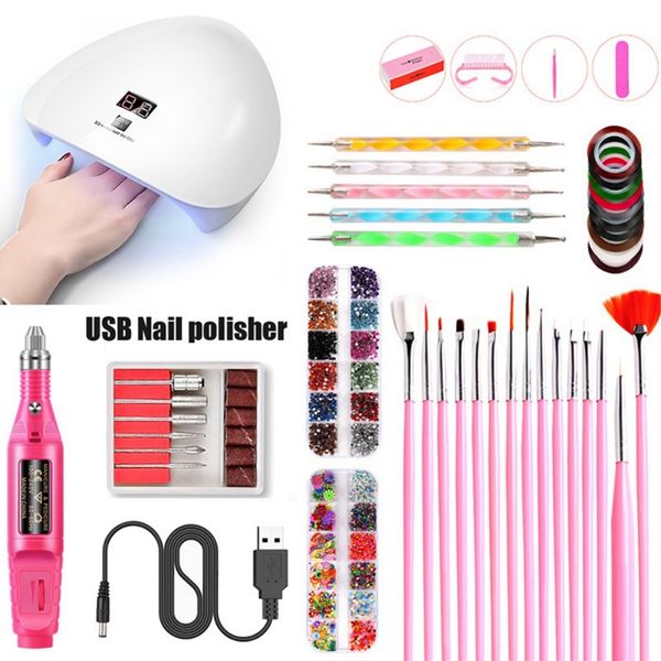 nail decoration starter kit usb smart sensor nail lamp dryer lamp matte foils file point drill pen
nail decoration starter kit usb smart sensor nail lamp dryer lamp matte foils file point drill pen