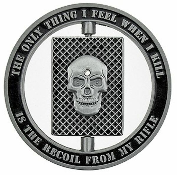 2019 new sniper one sone kill skull spinner military challenge coin, commemorative coins, 1pcs
2019 new sniper one sone kill skull spinner military challenge coin, commemorative coins, 1pcs