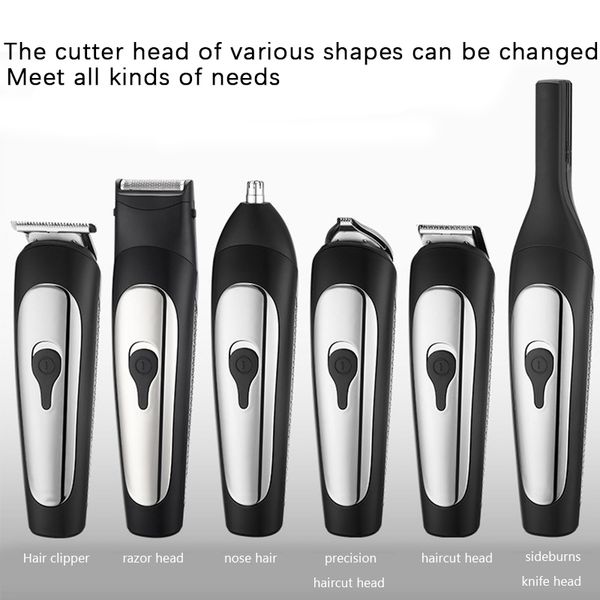 6 in 1 electric hair clipper for men usb rechargeable low noise suitable for facial hair beard and stubble trimming
6 in 1 electric hair clipper for men usb rechargeable low noise suitable for facial hair beard and stubble trimming