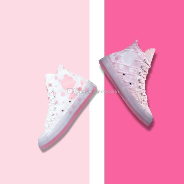 new chuck 70s cherry blossoms pink white flower women canvas sneakers shoes powder jelly bottom girls 1970s casual trainers 35-39
new chuck 70s cherry blossoms pink white flower women canvas sneakers shoes powder jelly bottom girls 1970s casual trainers 35-39