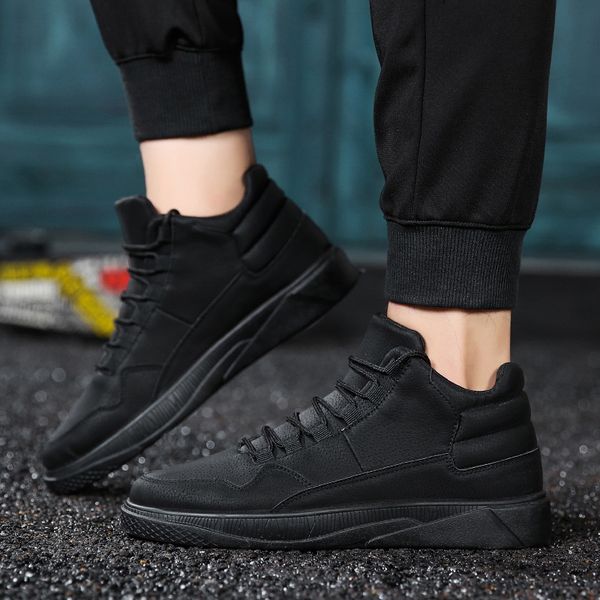 selling plus velvet padded flat shoes fashion casual shoes non-slip wear-resistant autumn and winter men's new sports boots, Black
selling plus velvet padded flat shoes fashion casual shoes non-slip wear-resistant autumn and winter men's new sports boots, Black