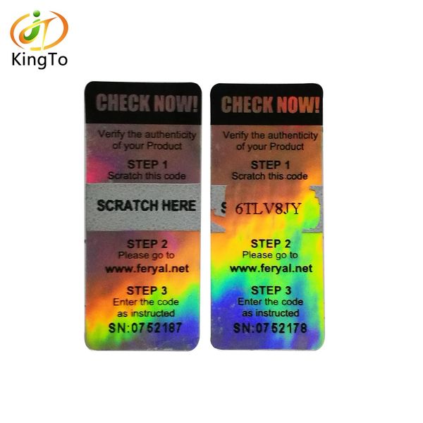 custom adhesive scratch off hologram sticker
custom adhesive scratch off hologram sticker