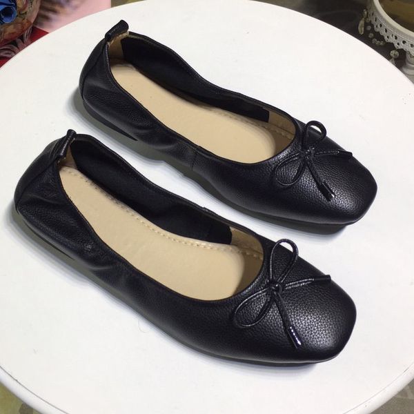 flat shoes women genuine leather ballerinas butterfly-knot ballet flats maternity loafers moccasins ladies casual flats, Black
flat shoes women genuine leather ballerinas butterfly-knot ballet flats maternity loafers moccasins ladies casual flats, Black