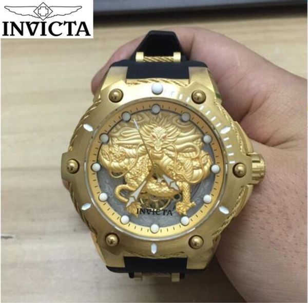 authorization original invicta brand model:26316 257788 26315 257768 dial diameter 55mm dragon carving men luxury mechanical watches, Slivery;brown
authorization original invicta brand model:26316 257788 26315 257768 dial diameter 55mm dragon carving men luxury mechanical watches, Slivery;brown