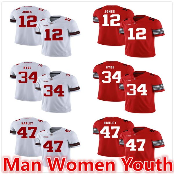 настройка ncaa штат огайо buckeyes футбольные майки cardale jones 12 carlos hyde 34 chic harley 47 джерси любое имя номер s-5xl, Black
настройка ncaa штат огайо buckeyes футбольные майки cardale jones 12 carlos hyde 34 chic harley 47 джерси любое имя номер s-5xl, Black