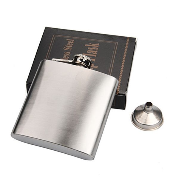 6oz stainless steel hip flask with funnel camping portable outdoor flagon whisky stoup wine pot alcohol bottles hip flasks drop shipping
6oz stainless steel hip flask with funnel camping portable outdoor flagon whisky stoup wine pot alcohol bottles hip flasks drop shipping