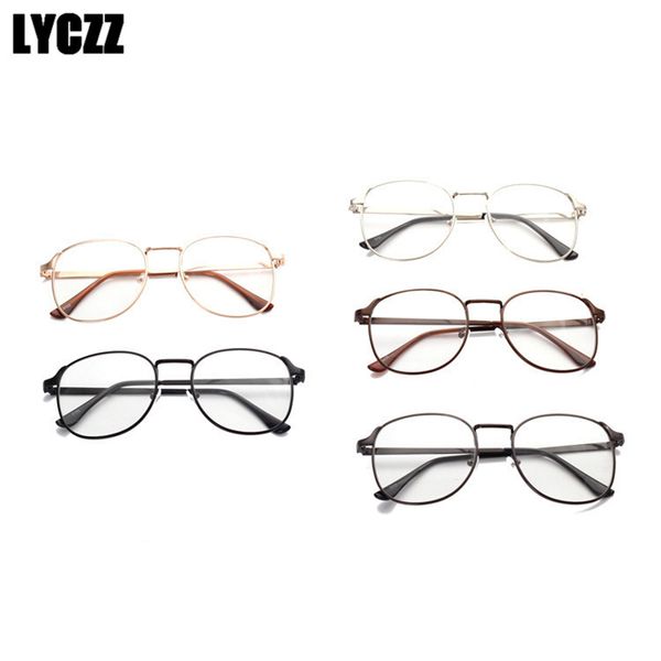 lyczz clear plain lens women optical metal spectacle frame myopia optics frame eyeglasses retro brand glasses men eyewear nerd, Black
lyczz clear plain lens women optical metal spectacle frame myopia optics frame eyeglasses retro brand glasses men eyewear nerd, Black