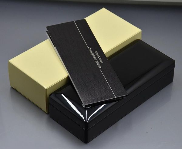 luxury bright black wood pen box with paper manual book stationery office business supplies gift pen case express
luxury bright black wood pen box with paper manual book stationery office business supplies gift pen case express