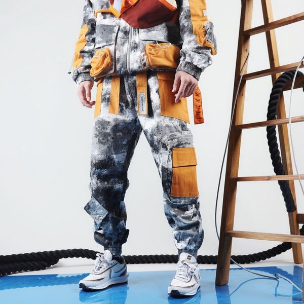 aprilmomo камуфляж бегуны штаны мужчины 2020 мода streetwear гарем брюки эластичный пояс карман лоскутная pant men, Black
aprilmomo камуфляж бегуны штаны мужчины 2020 мода streetwear гарем брюки эластичный пояс карман лоскутная pant men, Black