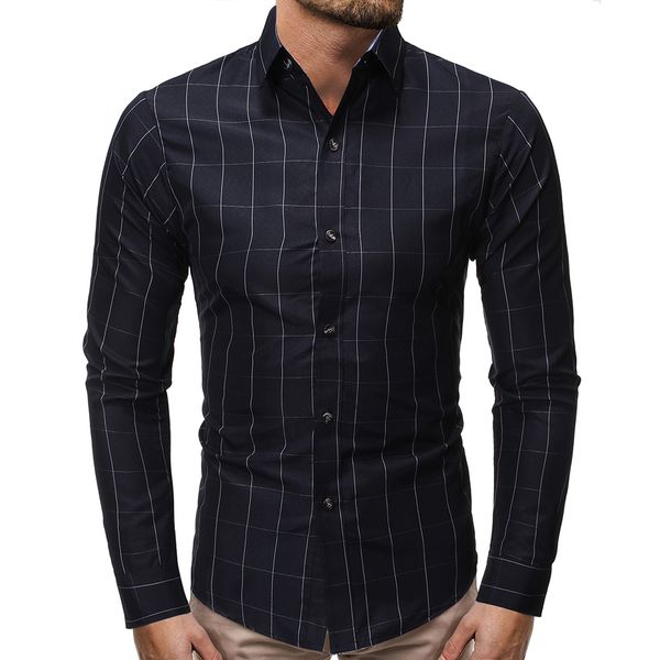 men plaid shirt casual long sleeve shirt soft comfort slim fit styles brand man clothes, White;black
men plaid shirt casual long sleeve shirt soft comfort slim fit styles brand man clothes, White;black