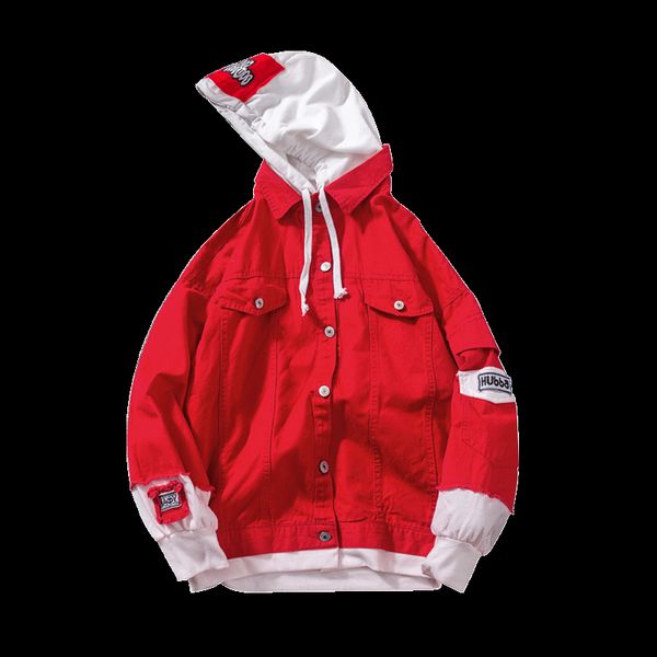 men's jackets fashion oversize denim jeans jacket men nice spring mens hooded hip male clothing, Black;brown
men's jackets fashion oversize denim jeans jacket men nice spring mens hooded hip male clothing, Black;brown