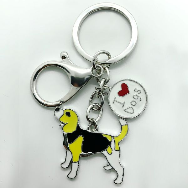 family pet dog jewelry key chain enamel craft beagle pendant metal key chain, Silver
family pet dog jewelry key chain enamel craft beagle pendant metal key chain, Silver