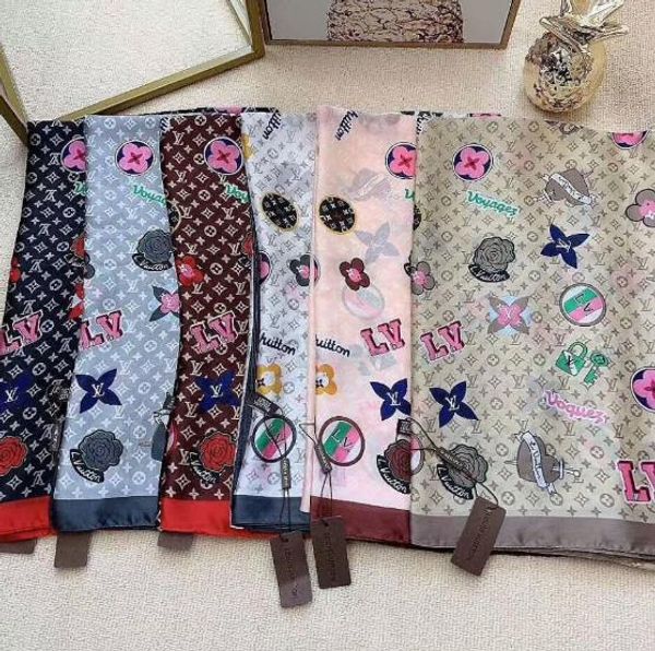 Fashion Paris Designer New Silk scarf for Women Luxury Letter printing Long Scarves Summer Lovely Wrap Shawls for woman sunshade shawl
Fashion Paris Designer New Silk scarf for Women Luxury Letter printing Long Scarves Summer Lovely Wrap Shawls for woman sunshade shawl