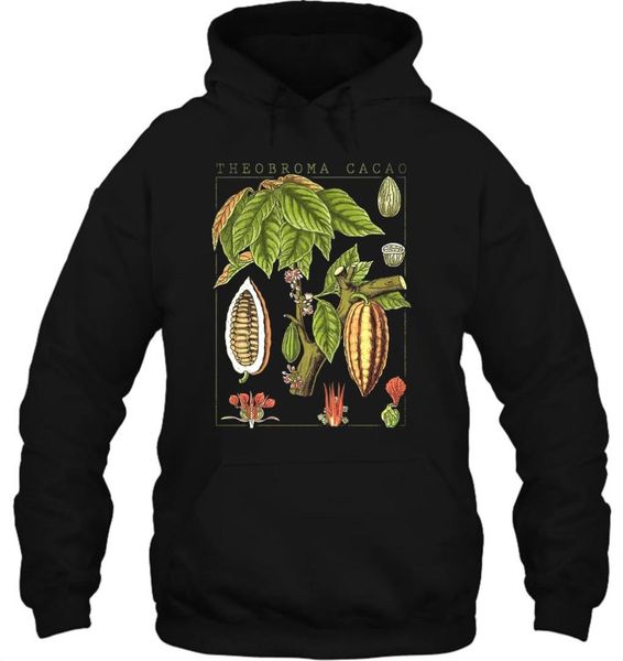men hoodie for clothing chocolate botanical garden plant print botany fruit flower cacao sweet women streetwear, Black
men hoodie for clothing chocolate botanical garden plant print botany fruit flower cacao sweet women streetwear, Black