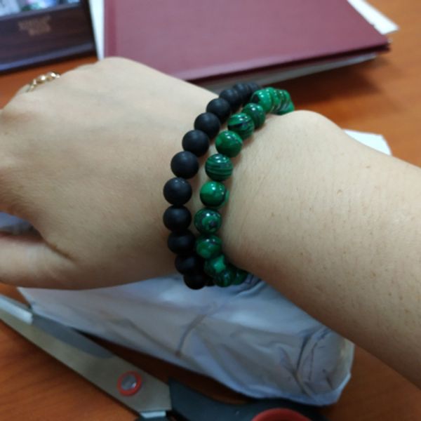 2pcs/set natural stone couples bracelet classic malachite beaded bracelets for lover men fashion jewelry accessories dropshippin, Black
2pcs/set natural stone couples bracelet classic malachite beaded bracelets for lover men fashion jewelry accessories dropshippin, Black