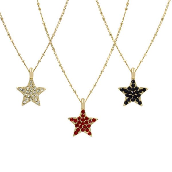 2020 gold color plating small shiny red black clear stone decorated star pendant necklace for women tiny dainty, Silver
2020 gold color plating small shiny red black clear stone decorated star pendant necklace for women tiny dainty, Silver