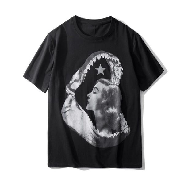 famous brand mens designer t shirts summer hip hop shark print couples short sleeves cotton men women t shirt, White;black
famous brand mens designer t shirts summer hip hop shark print couples short sleeves cotton men women t shirt, White;black
