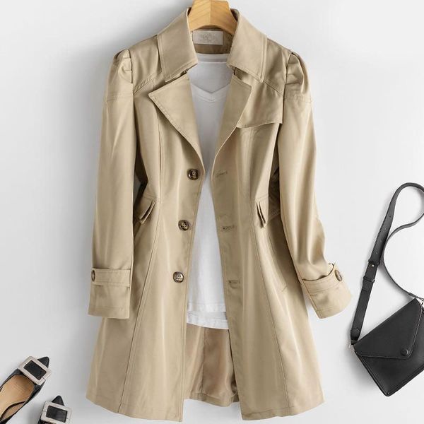 spring autumn trench coat women casual solid slim single breasted windbreaker female plus size trench coat outerwear -5xl q2289, Tan;black
spring autumn trench coat women casual solid slim single breasted windbreaker female plus size trench coat outerwear -5xl q2289, Tan;black