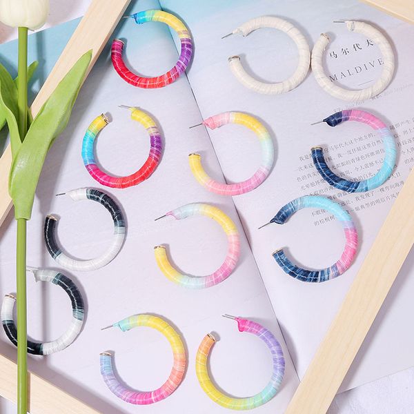 luokey simple vintage hoop earrings women 2020 fashion new colorful raffia big circle earrings minimalist boho jewelry wholesale, Golden;silver
luokey simple vintage hoop earrings women 2020 fashion new colorful raffia big circle earrings minimalist boho jewelry wholesale, Golden;silver