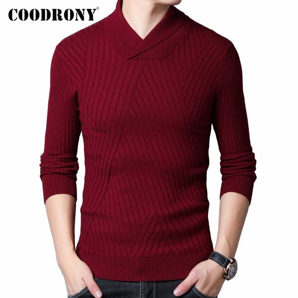 coodrony sweater men autumn winter thick warm wool pullover men streetwear fashion slim fit turtleneck knitwear pull homme 91097, White;black
coodrony sweater men autumn winter thick warm wool pullover men streetwear fashion slim fit turtleneck knitwear pull homme 91097, White;black