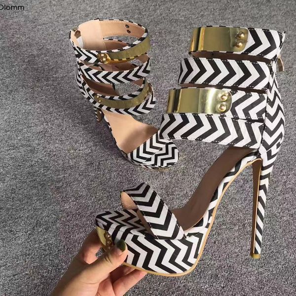 rontic fashion women platform sandals thin high heels sandals open toe white & black striped casual shoes women us plus size 5-15
rontic fashion women platform sandals thin high heels sandals open toe white & black striped casual shoes women us plus size 5-15