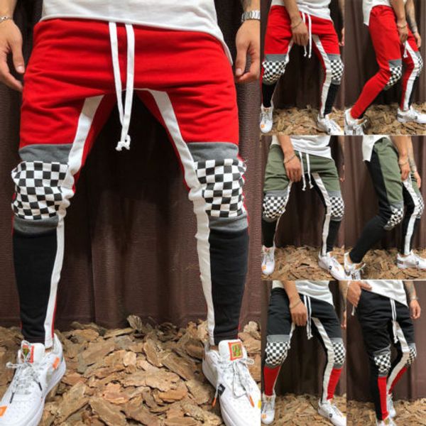 fashion hip hop mens casual pants fitness men sportswear us men gym slim fit pants tracksuit stiped skinny sweat pants, Black
fashion hip hop mens casual pants fitness men sportswear us men gym slim fit pants tracksuit stiped skinny sweat pants, Black