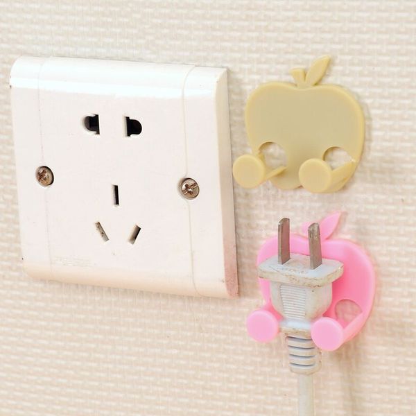 15 pcs apple shaped strong plug bracket hanging adhesive hook solid color for bracele cable socket organizer hanging sticky hook
15 pcs apple shaped strong plug bracket hanging adhesive hook solid color for bracele cable socket organizer hanging sticky hook