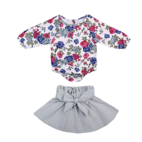 newborn baby girls clothes set long sleeve floral bodysuit romper and gray skirt infant fall clothing, White
newborn baby girls clothes set long sleeve floral bodysuit romper and gray skirt infant fall clothing, White