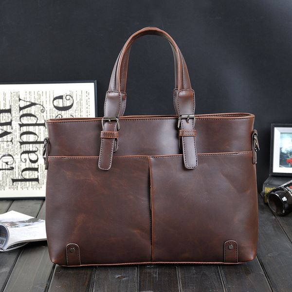 new tide crazy horse pu leather bag trend men's bag fashion men's shoulder crossbody business casual handbag briefcase
new tide crazy horse pu leather bag trend men's bag fashion men's shoulder crossbody business casual handbag briefcase