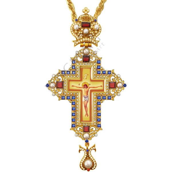 religiousmetal cross - set auger gold and silver color orthodox russian cross jewelry a cross on the priest's chest
religiousmetal cross - set auger gold and silver color orthodox russian cross jewelry a cross on the priest's chest