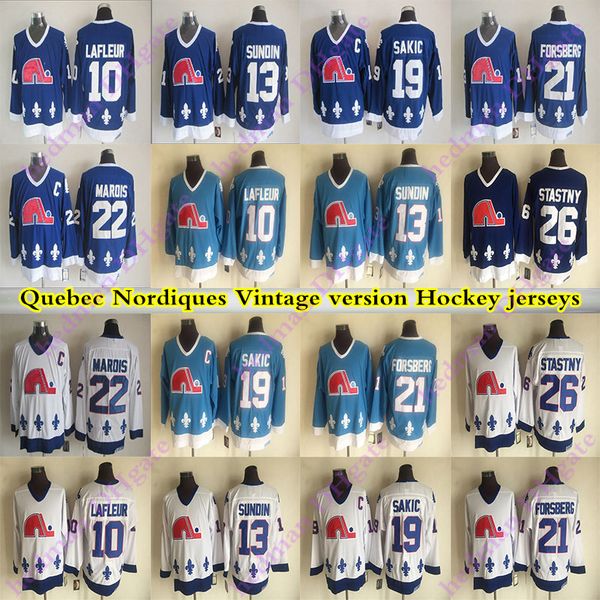 men's quebec nordiques ccm vintage jerseys 19 sakic 13 sundin 26 stastny 10 lafleur 22 marois 21 forsberg hockey jersey, Black;red
men's quebec nordiques ccm vintage jerseys 19 sakic 13 sundin 26 stastny 10 lafleur 22 marois 21 forsberg hockey jersey, Black;red