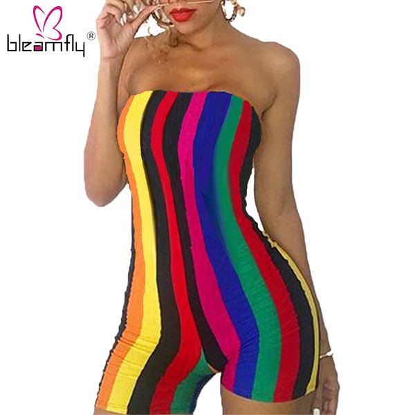 multicolor striped romper women strapless bodycon jumpsuit shorts overalls summer 2018 casual playsuits body feminino, Black;white
multicolor striped romper women strapless bodycon jumpsuit shorts overalls summer 2018 casual playsuits body feminino, Black;white