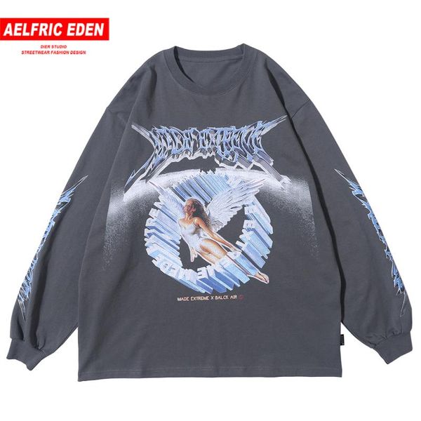 эльфрик eden vintage angel буквенные печатных мужские фуфайки 2020 casual cotton пуловер harajuku hip hop топы мода streetwear, Black
эльфрик eden vintage angel буквенные печатных мужские фуфайки 2020 casual cotton пуловер harajuku hip hop топы мода streetwear, Black