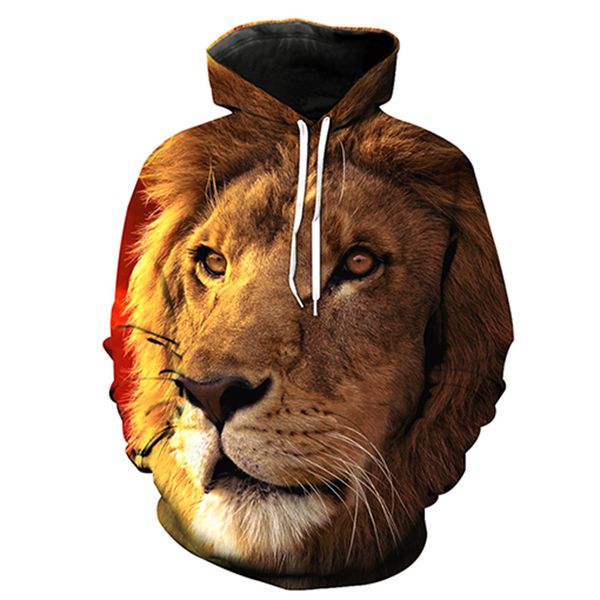NEW ARRIVAL Lion King Digital Printing Stereo Paste Bag Casual Hoodie for Young Men Designer Hoodies Fashion Hipster Men Sweatshirt
NEW ARRIVAL Lion King Digital Printing Stereo Paste Bag Casual Hoodie for Young Men Designer Hoodies Fashion Hipster Men Sweatshirt