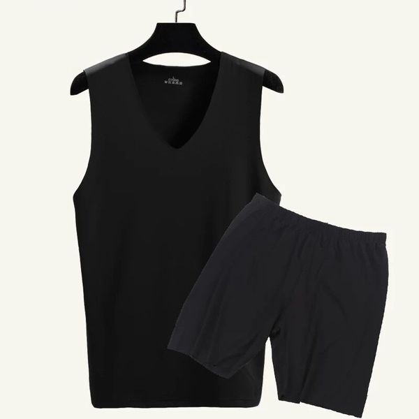 2019 pijama hombre men underwear men thin ice silk +pants 2 piece set pajamas sleepwear man nightwear, Black;brown
2019 pijama hombre men underwear men thin ice silk +pants 2 piece set pajamas sleepwear man nightwear, Black;brown