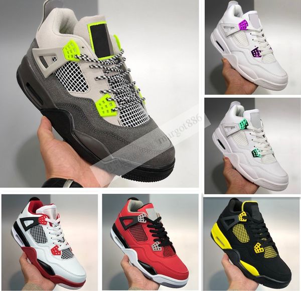 4s women men basketball shoes 4 what the neon bred pure money orange metallic pack black cat court purple sport sneaker size 36-47
4s women men basketball shoes 4 what the neon bred pure money orange metallic pack black cat court purple sport sneaker size 36-47
