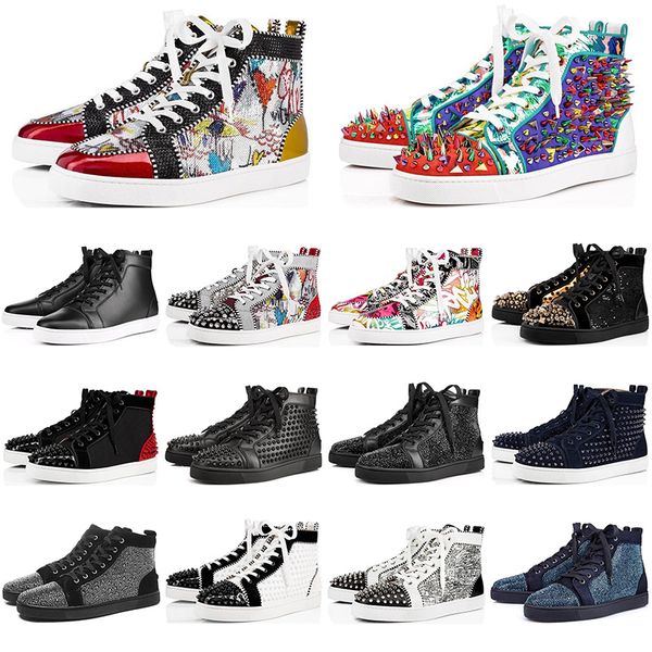 fashion designer red bottoms shoes studded spikes flats rivet sneakers for men women party lovers casual sport sneaker size 35-47
fashion designer red bottoms shoes studded spikes flats rivet sneakers for men women party lovers casual sport sneaker size 35-47