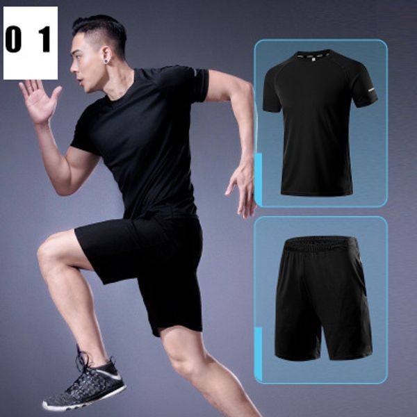 men summer tracksuits designer sport suists mens casual t-shirts + short two-piece sets mens fashion breathable sportsuits running clothing, Gray
men summer tracksuits designer sport suists mens casual t-shirts + short two-piece sets mens fashion breathable sportsuits running clothing, Gray