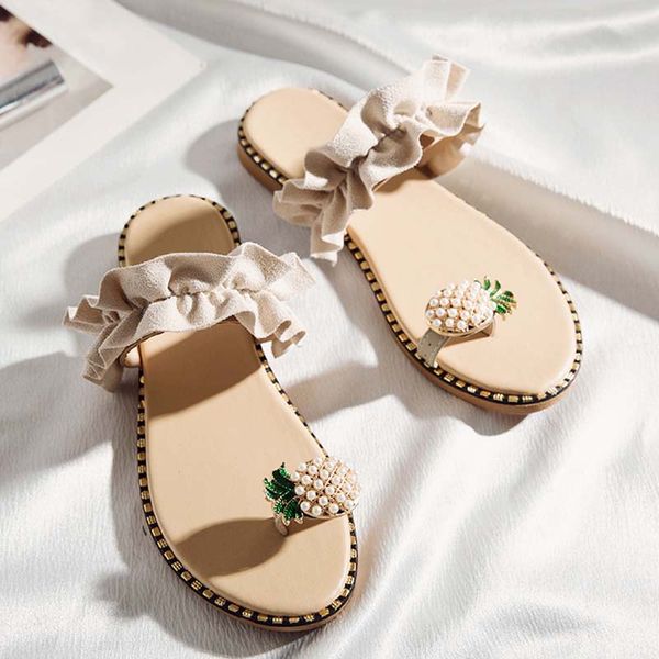 summer shoes half slippers pineapple clip toe flat female sandals round toe slip on beach sandals women outdoor slippers, Black
summer shoes half slippers pineapple clip toe flat female sandals round toe slip on beach sandals women outdoor slippers, Black