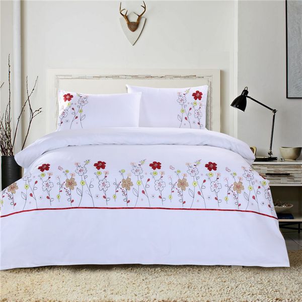 single bed pure cotton four-piece set simple cotton quilt cover bed sheet embroidery 1.51.8 meters bedding
single bed pure cotton four-piece set simple cotton quilt cover bed sheet embroidery 1.51.8 meters bedding