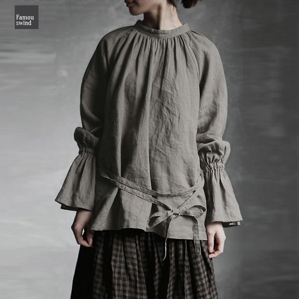 2019 блузы сыпучего vintage flare рукав весна хлопок льняной рубашки повседневного твердо женщины blusas robe топ femininas, White
2019 блузы сыпучего vintage flare рукав весна хлопок льняной рубашки повседневного твердо женщины blusas robe топ femininas, White