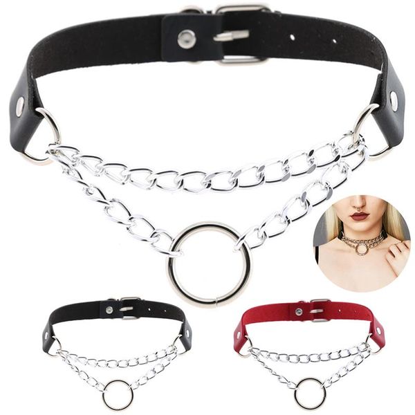 gothic chain necklace multilayer punk choker collar goth pendant necklace women black leather emo kawaii witch rave jewelry, Golden;silver
gothic chain necklace multilayer punk choker collar goth pendant necklace women black leather emo kawaii witch rave jewelry, Golden;silver