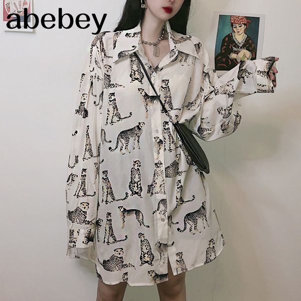 animal prints shirt women spring 2020 new fashion long sleeve blouse female loose shirts, White
animal prints shirt women spring 2020 new fashion long sleeve blouse female loose shirts, White