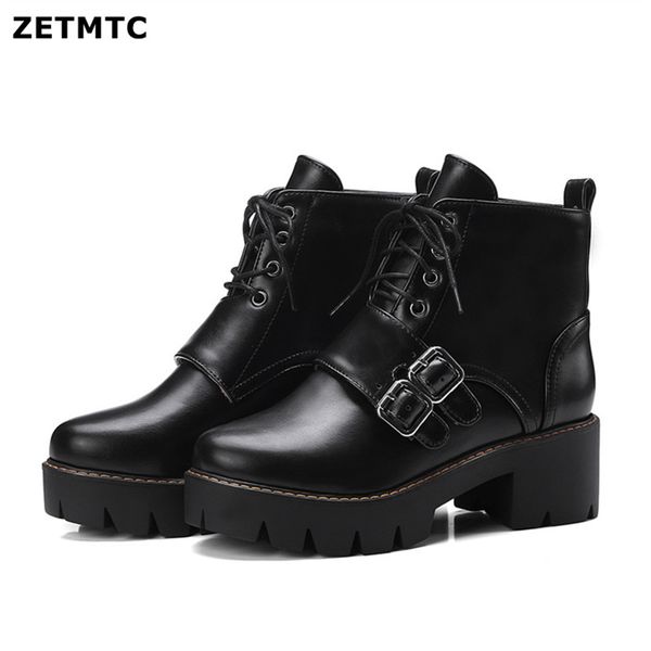 2019 new classic autumn winter rivets boots ankle boots for women lace-up shoes woman leather motorcycle, Black
2019 new classic autumn winter rivets boots ankle boots for women lace-up shoes woman leather motorcycle, Black